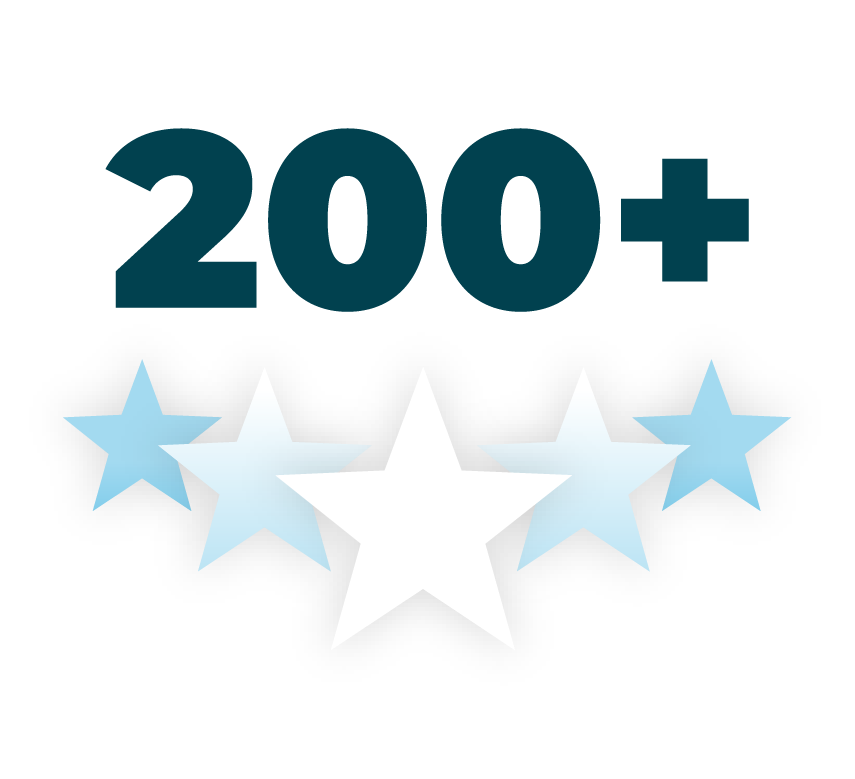 200+ star icon