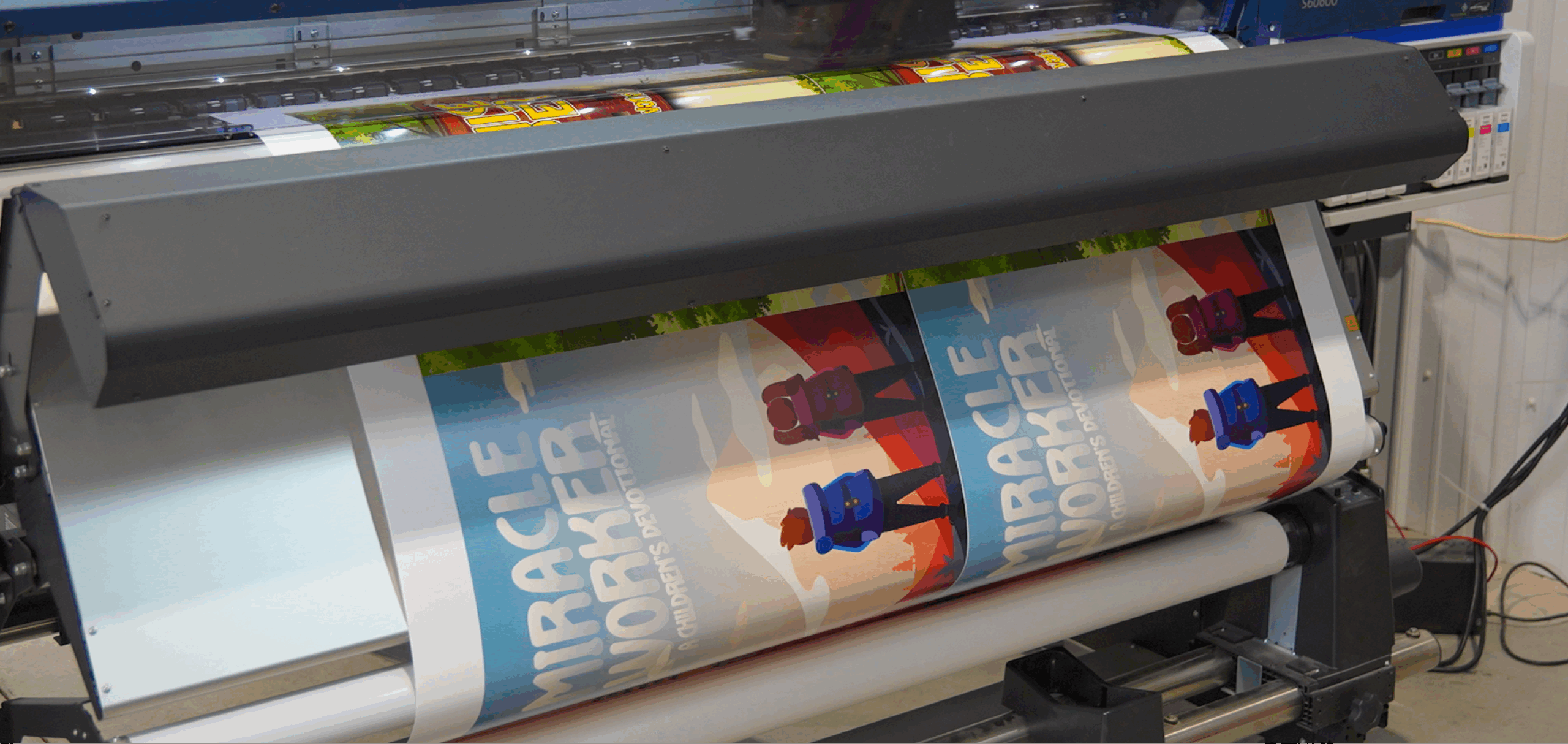 Large format commercial printing services at Schreur Printing in Holland MI