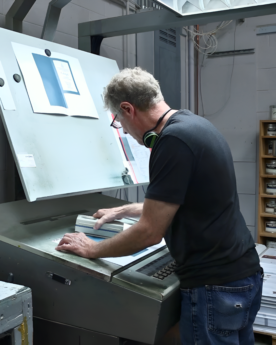 Schreur Printing working on pharmaceutical brochure